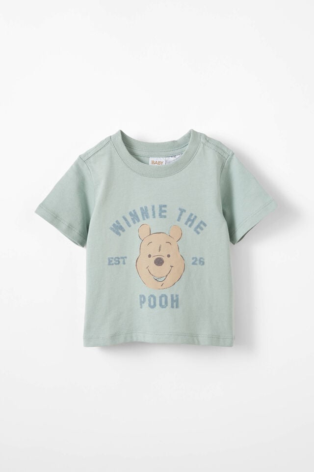 Camiseta - Jamie Short Sleeve Tee-License, LCN DIS STONE GREEN/WINNIE THE POOH