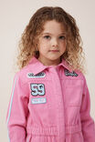 Barbie Long Sleeve Boiler Suit, LCN MAT BARBIE/PINK GERBERA - alternate image 5