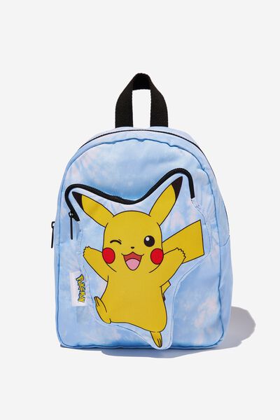 Mini Licensed Backpack, LCN POK PIKACHU/BLUE WASH