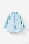 Freddie Rash Vest, FROSTY BLUE/SEA CREATURES - alternate image 3