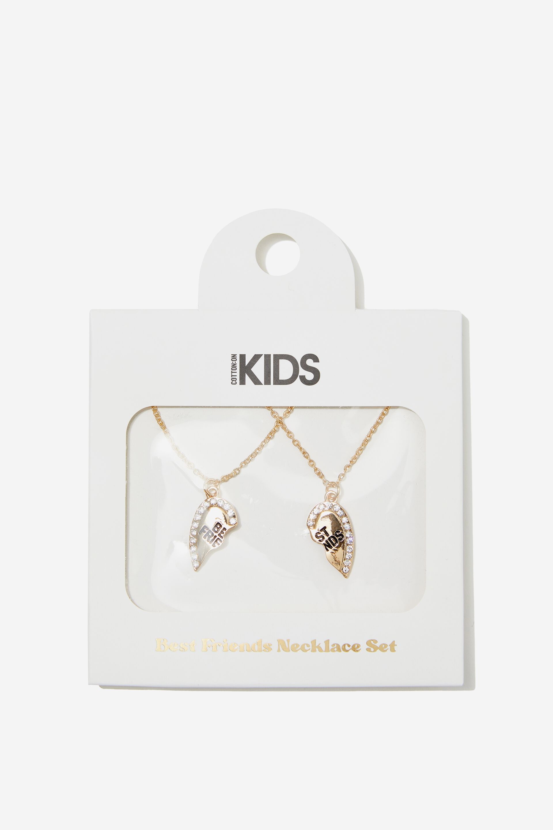 Buy Claire's Purple Kids Best Friend Necklace Set for Girls in UAE