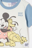 Mickey Mouse Jamie Short Sleeve Tee, LCN DIS VANILLA/MICKEY AND PLUTO PALS - alternate image 2
