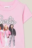 Barbie Jamie Short Sleeve Tee, LCN MAT CALI PINK/BARBIE TRIO - alternate image 2