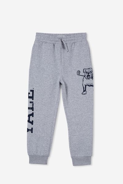 License Super Slouch Trackpant, LCN YAL LIGHT GREY MARLE/YALE