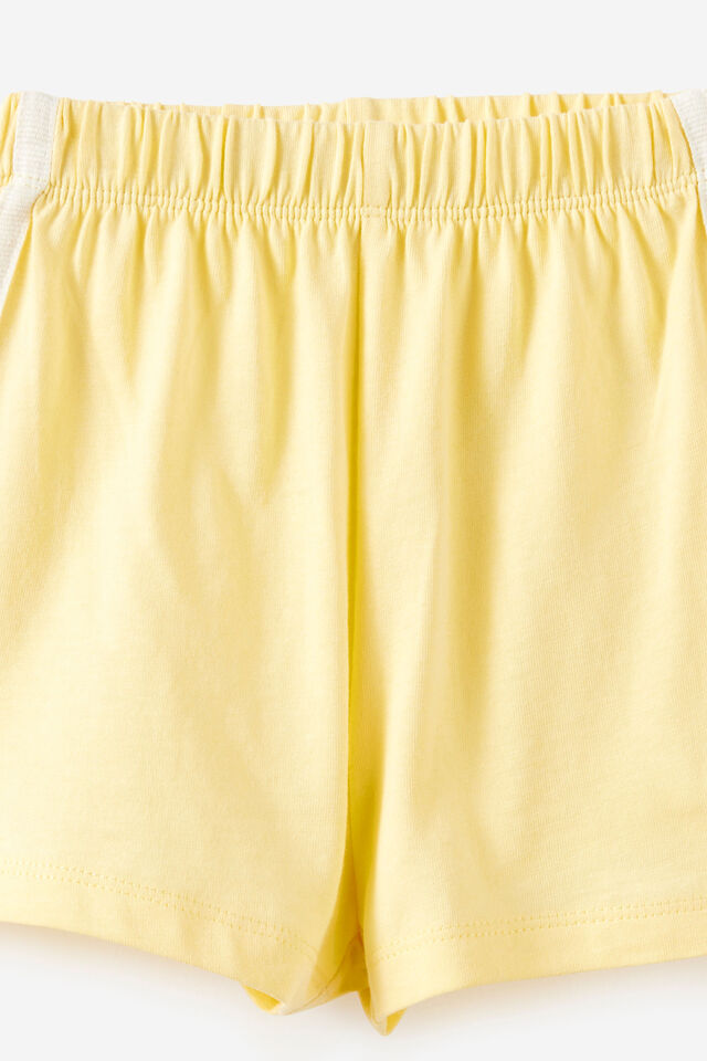 Baby Essential Relaxed Short, BABY YELLOW
