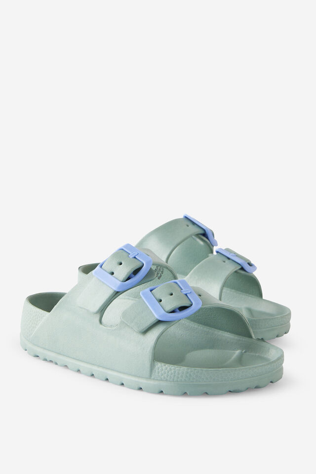 Twin Strap Slide, DEEP SAGE/DUSK BLUE