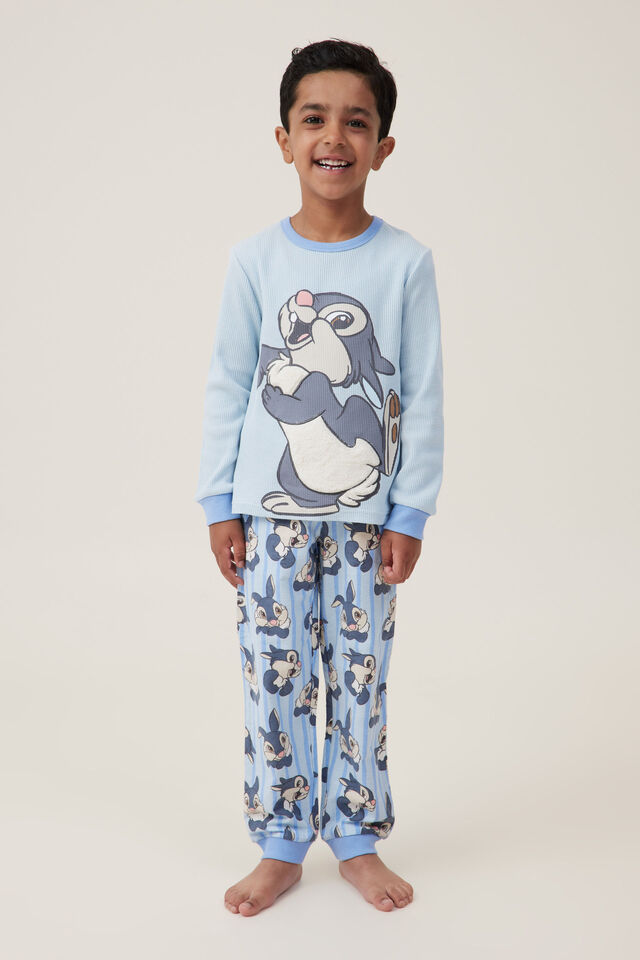 Winston Long Sleeve Pyjama Set License, LCN DIS FROSTY BLUE/THUMPER STRIPE
