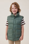 Lenny Longline Puffer Vest, SWAG GREEN CORE - vista alternativa 1