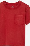 The Essential Short Sleeve Tee, LUCKY RED WASH - alternate image 2