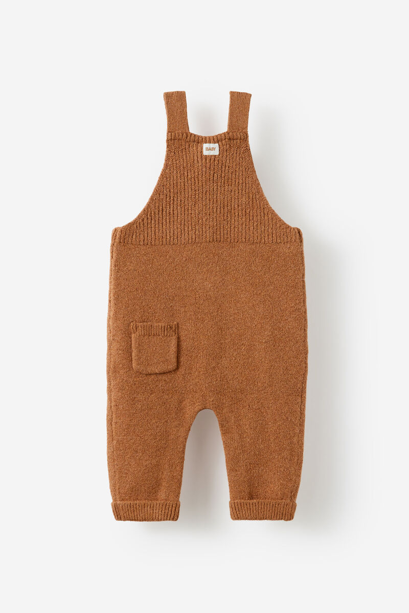 Cotton On Kids Baby Organic Blend Knit Dungaree