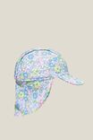 Sammy Swim Hat, VANILLA/GUMNUT GREEN/MIDDLETON FLORAL - alternate image 1
