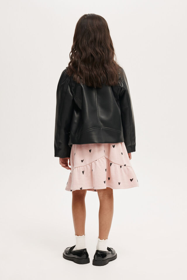 Everly Fleece Skirt, ZEPHYR/HEARTS