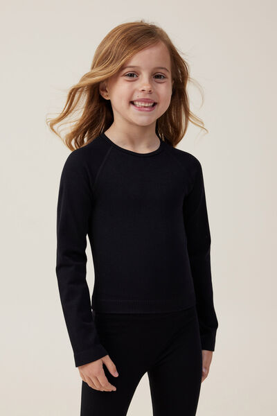 Norah Long Sleeve Top, IN THE NAVY