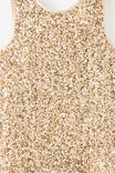 Sabrina Sleeveless Dress Up Dress, SOFT GOLD - example image 4