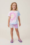 Camiseta - Poppy Short Sleeve Print Tee, RAINBOW LOVE/TIE DYE - vista alternativa 2