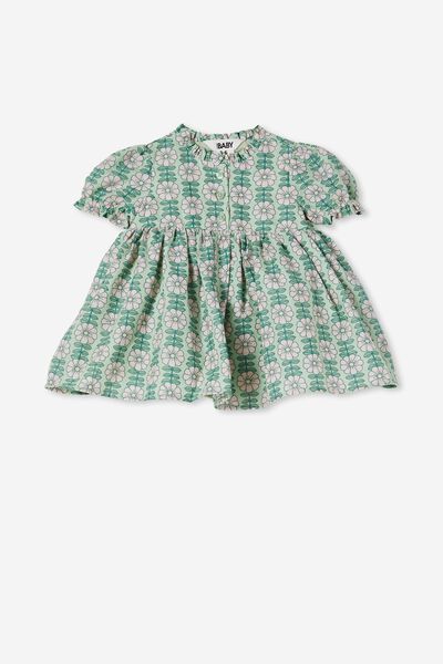 Vestido - Joy Dress, GUMNUT GREEN/RACHIE FLORAL