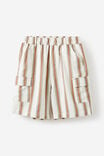 Landon Cargo Short, DARK VANILLA/TAUPY BROWN STRIPE - alternate image 1