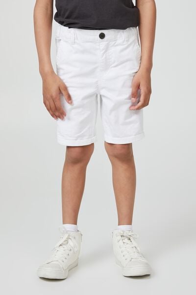 Short - Walker Chino Shorts, WHITE