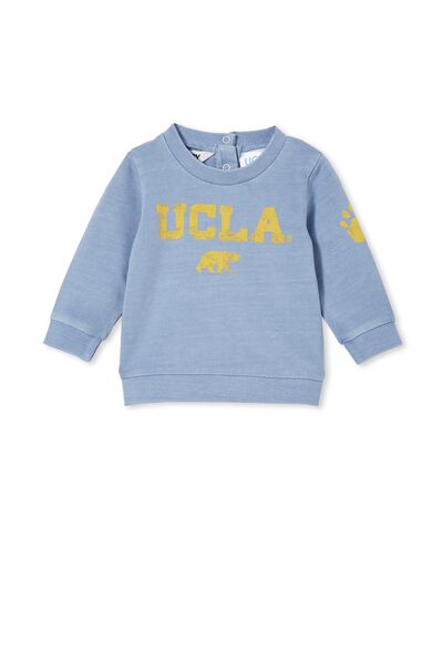 Spencer Sweater Lcn, LCN UCL DUSTY BLUE/UCLA BEAR
