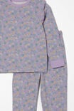 Ava Long Sleeve Pyjama Set, LILAC DROP/MIMI FLORAL - alternate image 2
