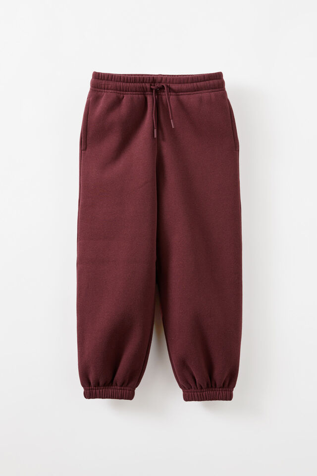 Sammy Relaxed Trackpant, BORDEAUX