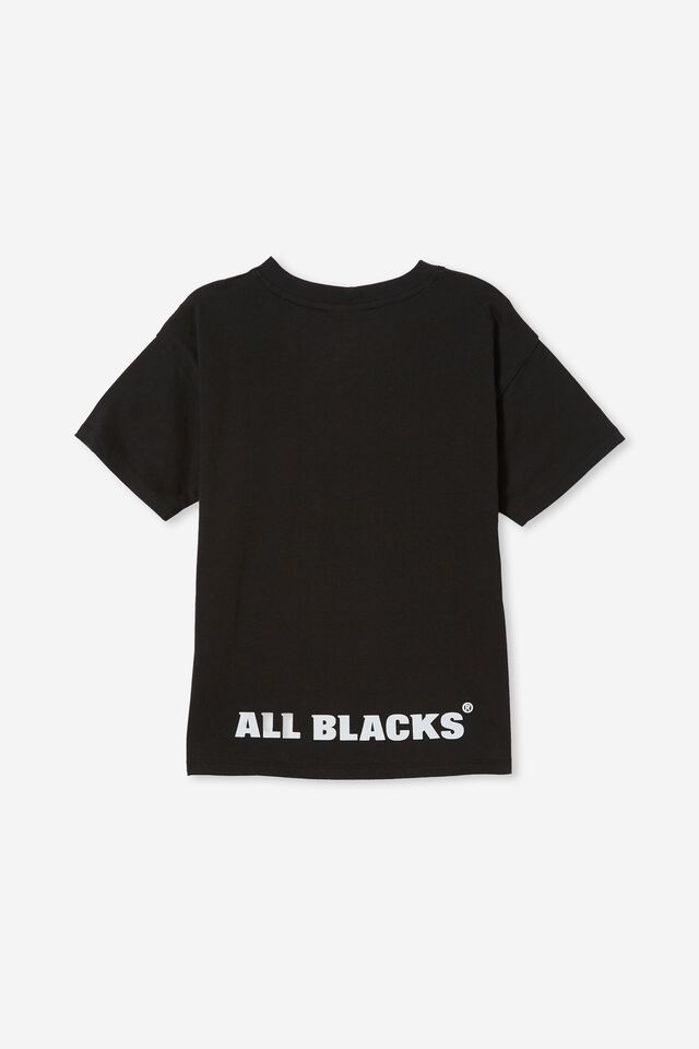 License Drop Shoulder Short Sleeve Tee, LCN ALL BLACK/ALL BLACKS