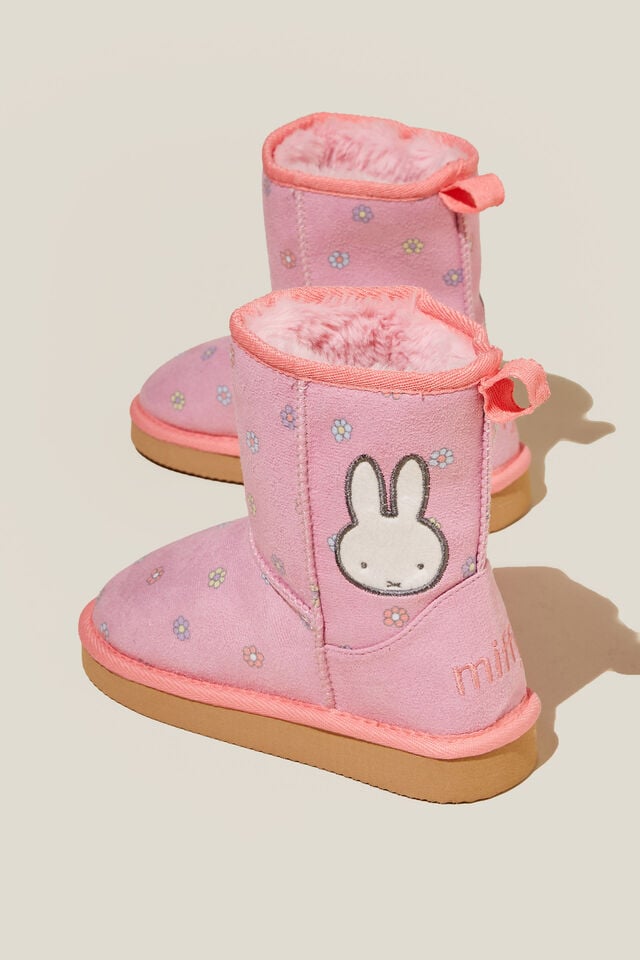 Kids Licensed Home Boot, LCN MIF MIFFY/BLUSH PINK