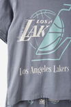 Jordan Short Sleeve Pyjama Set License, LCN NBA STEEL/LAKERS TONAL - alternate image 2