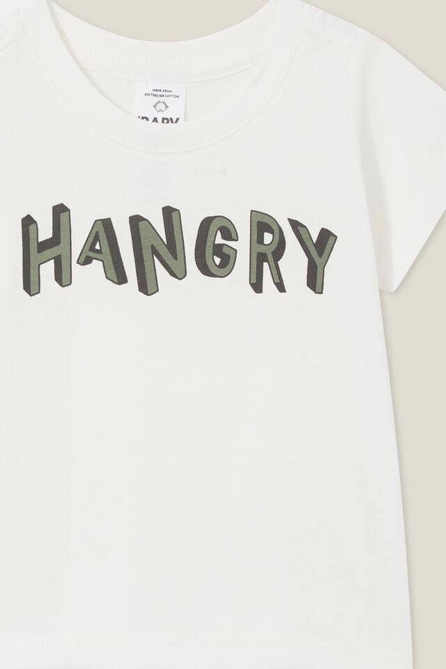 Camiseta - Jamie Short Sleeve Tee, VANILLA/HANGRY ULTRA BOLD