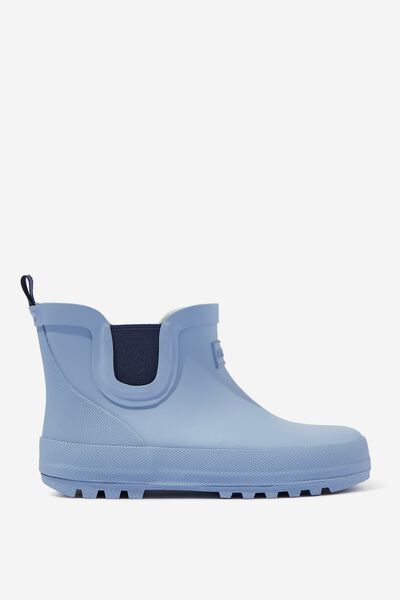 Rainy Day Gusset Boot, DUSTY BLUE/NAVY