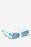 Kids Rachel Rectangle Sunglasses, BARBER BLUE - alternate image 2