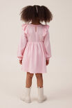 Vestido - Courtney Ruffle Long Sleeve Dress, BLUSH PINK - vista alternativa 3