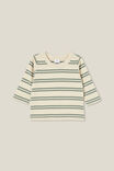 Camiseta - Jamie Long Sleeve Tee, RAINY DAY/SWAG GREEN DOUBLE STRIPE - vista alternativa 1