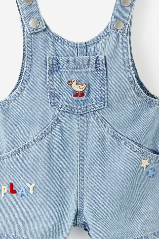 Aspen Denim Shortall, BONDI LIGHT BLUE/LUCKY DUCK