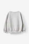 License Dusty Fleece Crew Neck, LCN MT TLC/FOG GREY MARLE - alternate image 3