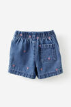 Jagger Denim Short, BURLEIGH BLUE WASH/HEART - example image 3