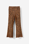 Francine Flare Pant, TAUPY BROWN/LEOPARD - alternate image 3