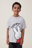 Camiseta - Miffy License Drop Shoulder Short Sleeve Tee, LCN MIF FOG GREY MARLE/MIFFY - vista alternativa 1