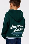 Sammy Oversize Hoodie, WINTER JADE/SKI YOU LATER - example image 1