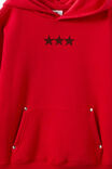 Sammy Oversize Hoodie, VARSITY RED/STAR - example image 4