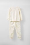 Ava Long Sleeve Pyjama Set Licensed, LCN DIS VANILLA/BALLET PRINCESSES - alternate image 3