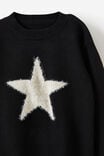 Jen Knit Jumper, BLACK/STAR - alternate image 2