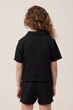 Amelie Short Sleeve Shirt, BLACK - alternate image 3