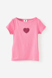 Select Colour: STRAWBERRY MILK/HEART APPLIQUE