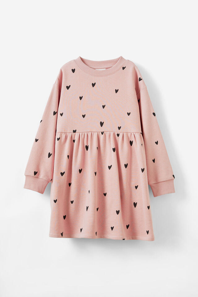 Tessa Fleece Dress, ZEPHYR/HEARTS