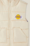 License Longline Puffer Vest, LCN NBA RAINY DAY/LAKERS - alternate image 2