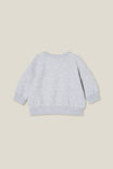 Alma Drop Shoulder Sweater Lcn, LCN DIS CLOUD MARLE/BAMBI - alternate image 3