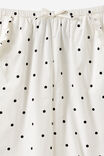 Gigi Bubble Hem Pant, VANILLA/PHANTOM SPOT - example image 2