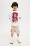 License Drop Shoulder Short Sleeve Tee, LCN MAR WHITE/SPIDERMAN STANCE - alternate image 2