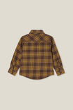 Rugged Long Sleeve Shirt, HOT CHOCCY/TAUPY BROWN PLAID - alternate image 3